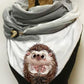 Hedgehog Pattern Scarf and Shawl