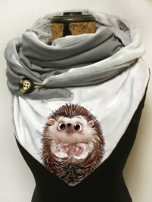 Hedgehog Pattern Scarf and Shawl