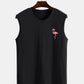 Flamingo Print Tank Top & Flamingo Print Swim Shorts
