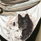 Wolf print scarf and shawl