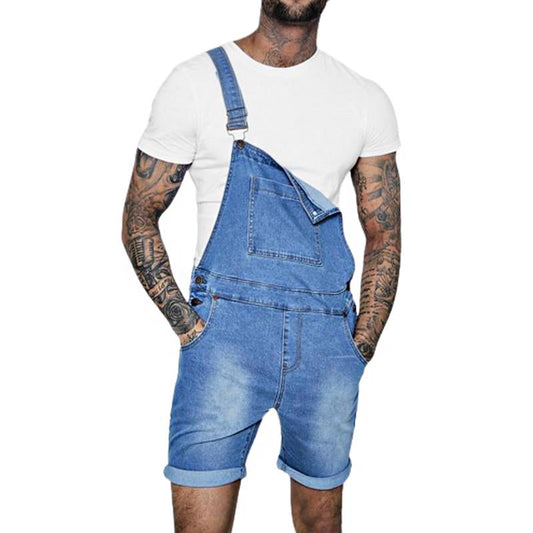 Men's Casual Denim Jumpsuit 84247220Y