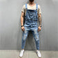 Men's Casual Ripped Denim Overalls 85173375Y