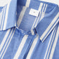 Stripe Print Button Up Shirt & Swim Shorts