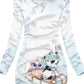 Women's Winter Cute Snowflake Owl Snowflake Casual Sweater