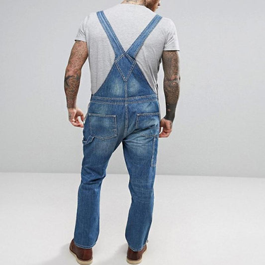 Men's Casual Denim Overalls 94524594Y