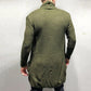 Men's Casual Ripped Long Knit Cardigan 68275311M