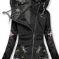 Women's Floral Dragonfly Print Sweatjacke