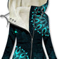 Women's Winter Vintage Floral Print Casual Track Jacket