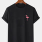 Flamingo Print T-Shirt & Swim Shorts