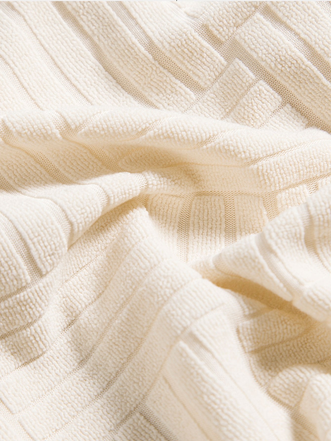 Towelling Jacquard Shirt & Shorts