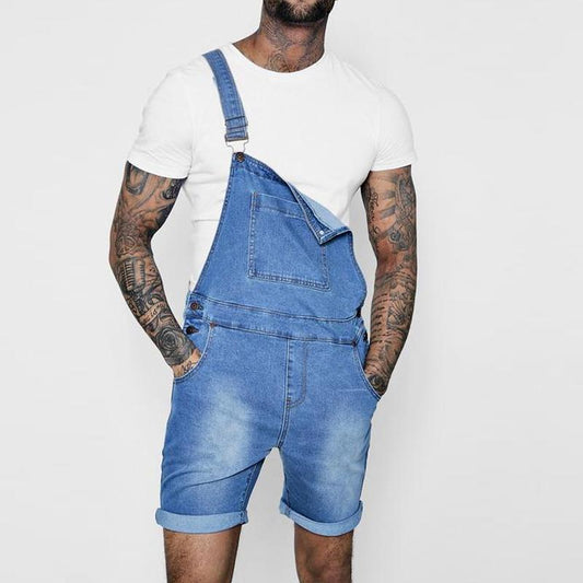 Men's Casual Denim Jumpsuit 84247220Y