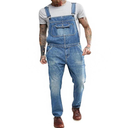 Men's Casual Denim Overalls 94524594Y