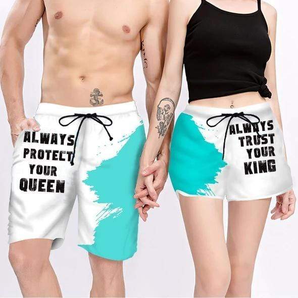 Couple Matching - King And Queen - Shorts