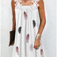 Women's Sleeveless Printed A-Line Dress
