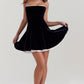 Marina Lace Up Mini Dress