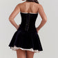 Marina Lace Up Mini Dress