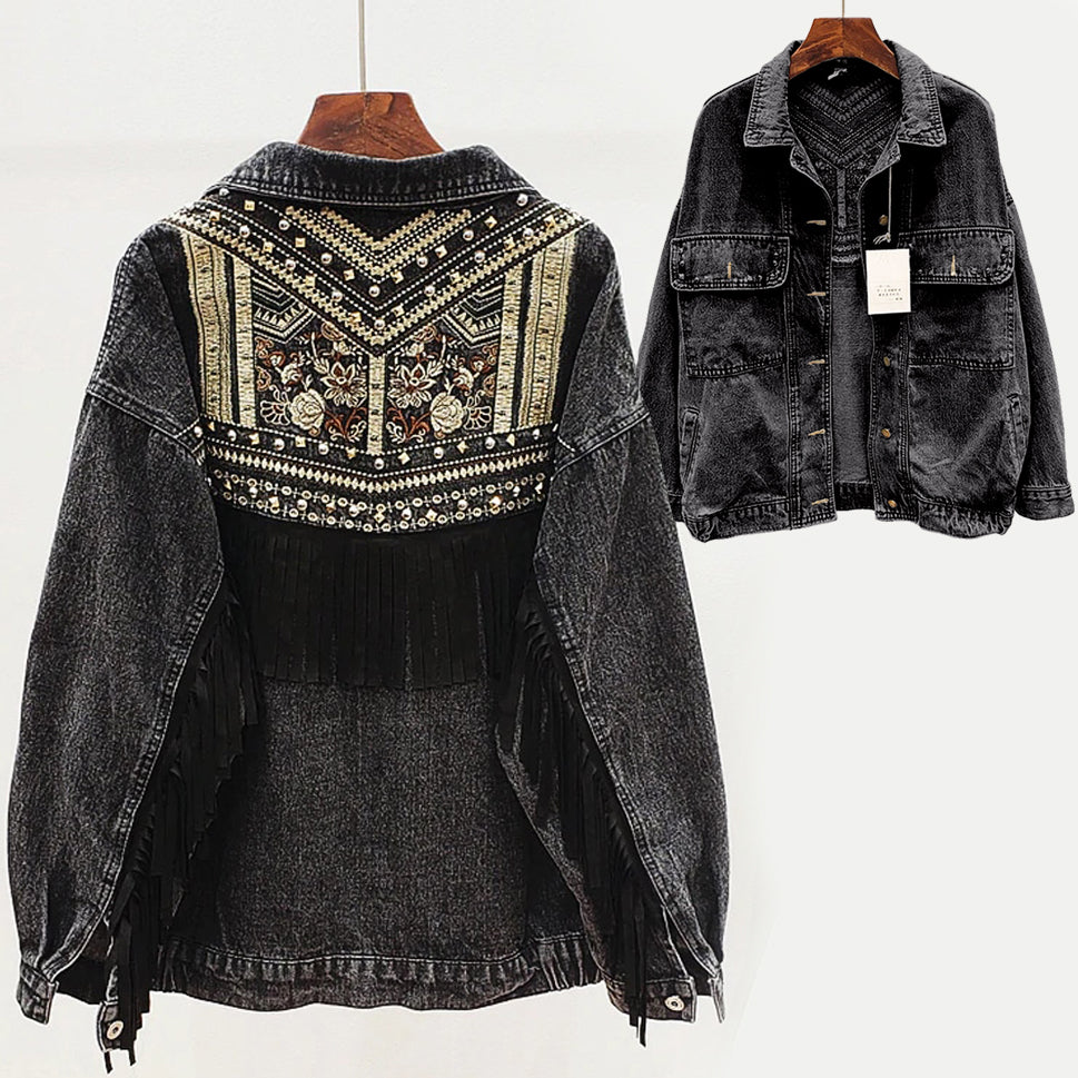 Merilin Western Denim Jacket