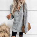 Classy Long Sleeve V-Neck Sweater
