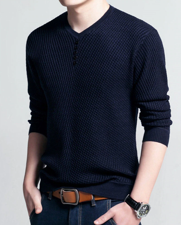 Thin V Neck Sweater