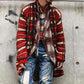 Men's Casual Check Loose Knit Cardigan 25744659M