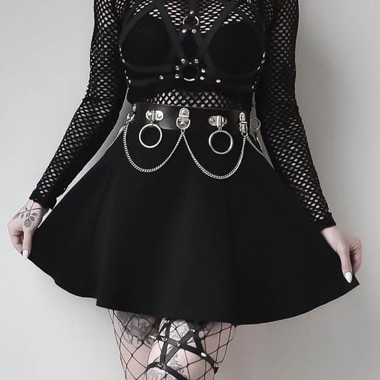 Punk Suspender Belt Harness