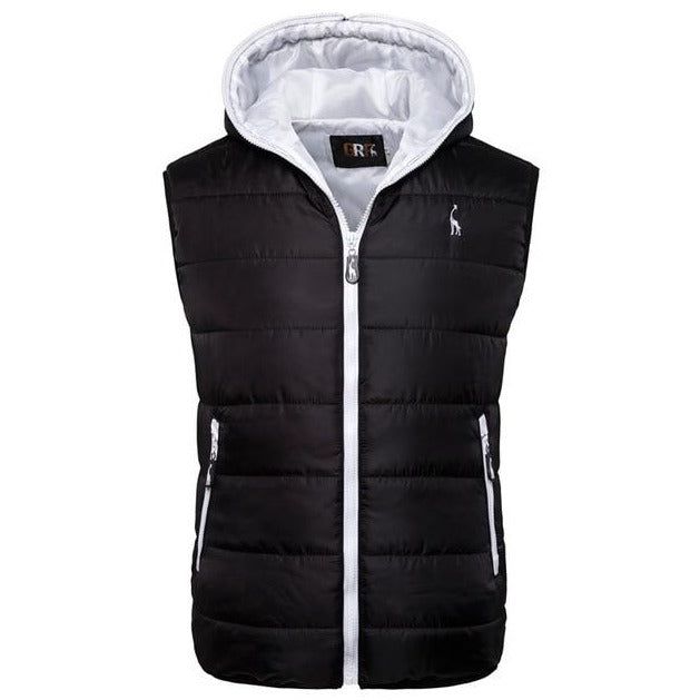 2021 HOODED SLEEVELESS PUFFER