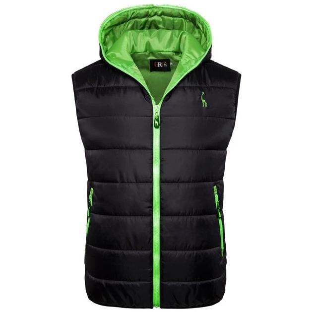 2021 HOODED SLEEVELESS PUFFER