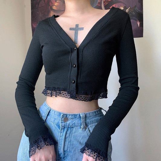 Vintage Gothic Cardigan