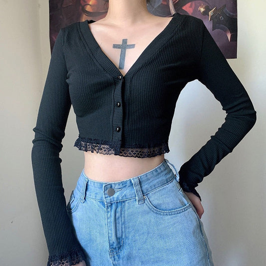 Vintage Gothic Cardigan