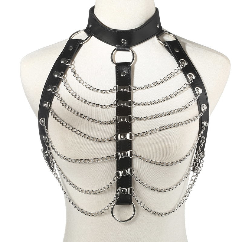 Goth Chain Harness