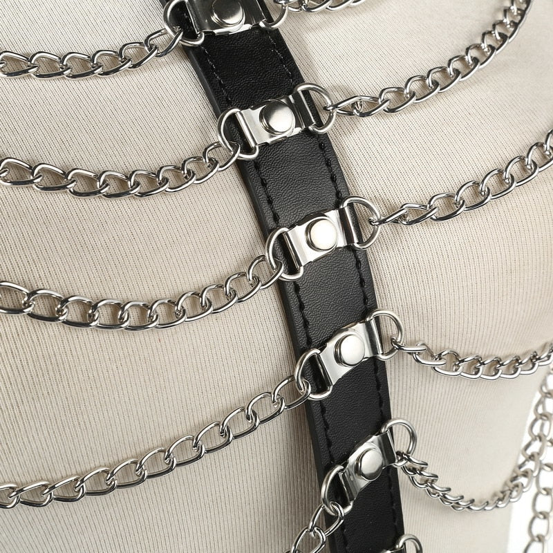 Goth Chain Harness