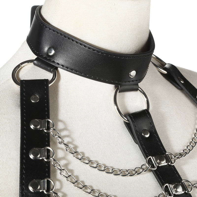 Goth Chain Harness