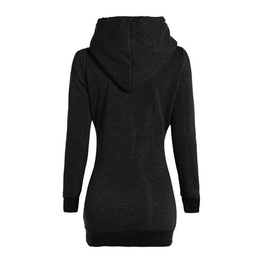 Solid Stylish Warm Hoodie