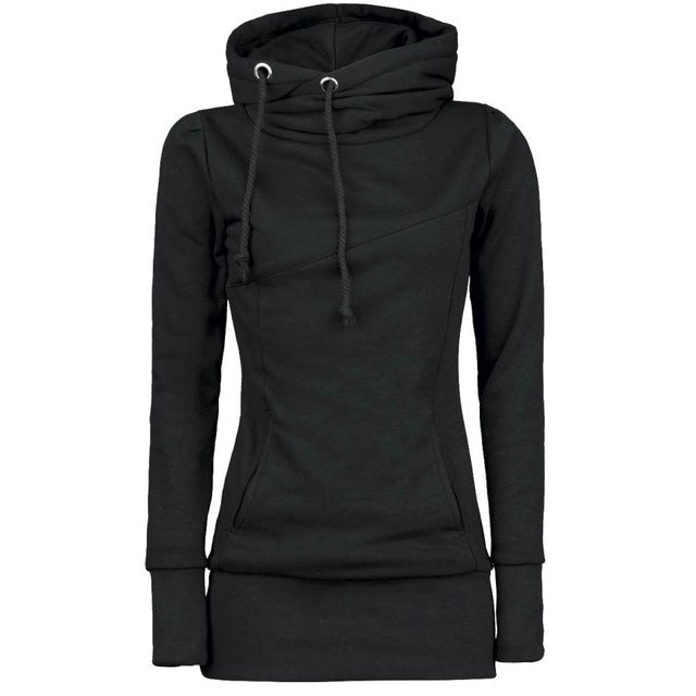 Solid Stylish Warm Hoodie