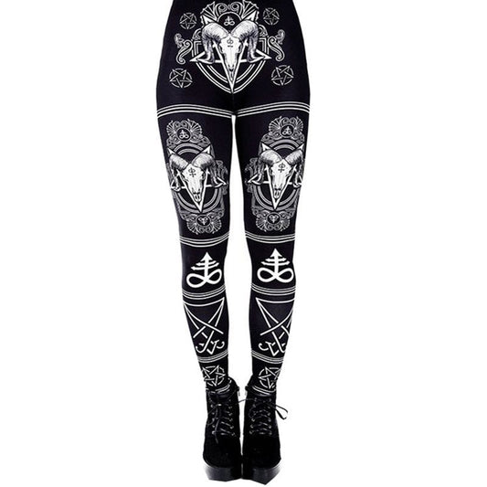 Satanic Goth Leggings