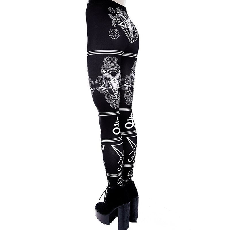 Satanic Goth Leggings