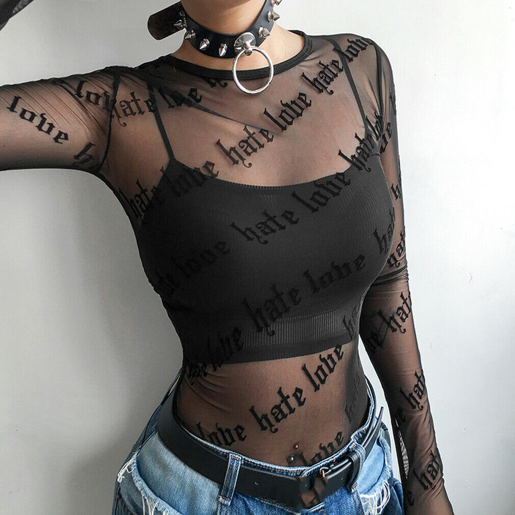 Love Hate Mesh Shirt