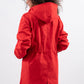 CRIMSON RED WINDBREAKER