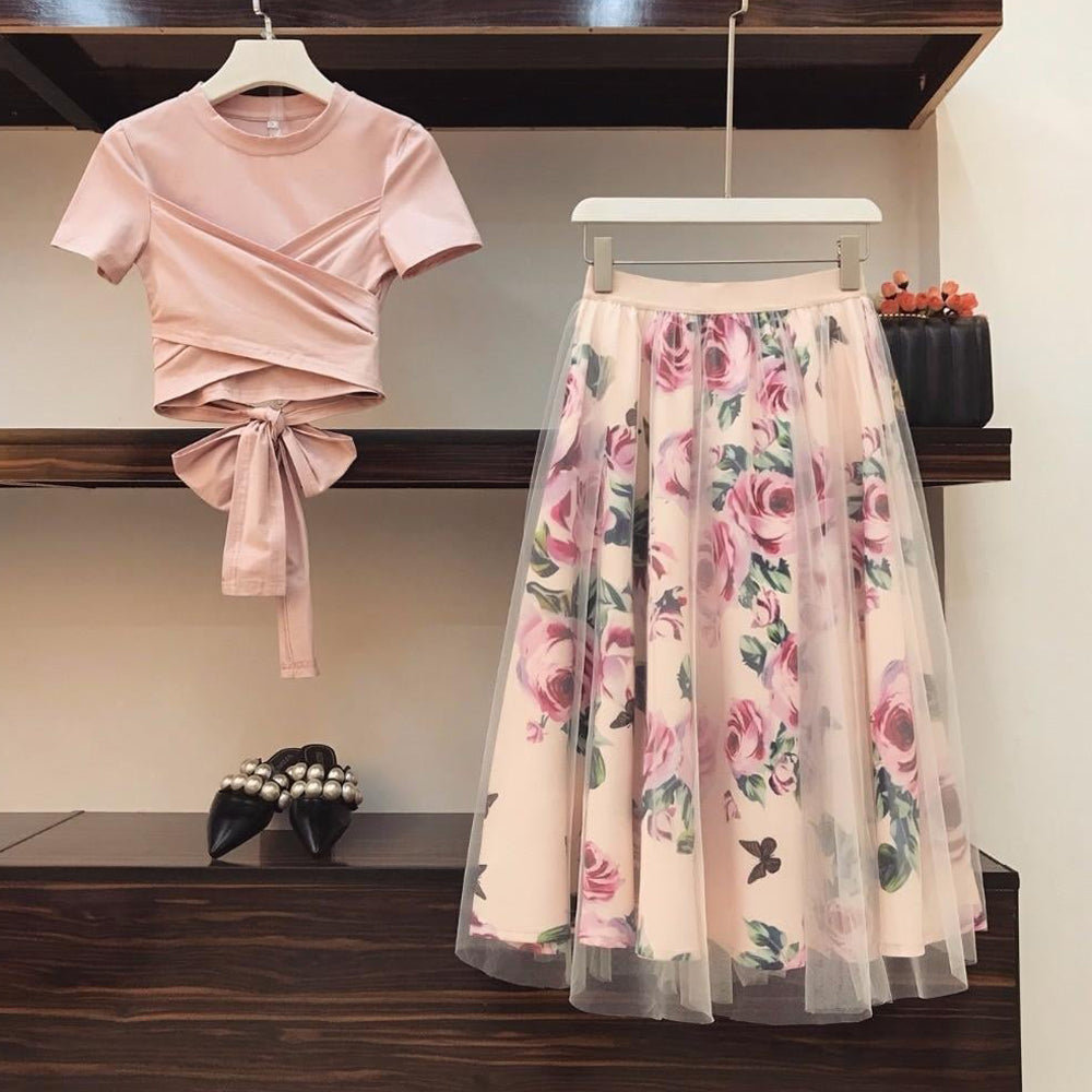 Tori Two-Piece Floral Dress