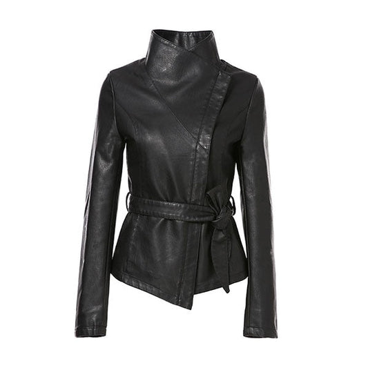 Hellebore Leather Jacket With Belt